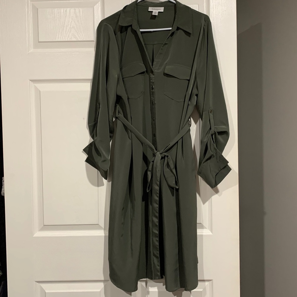 Motherhood Maternity olive dress